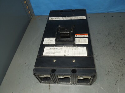 Westinghouse MC3800WK 800A 3P 600V Molded Case Switch Style# 752B071G08 Used