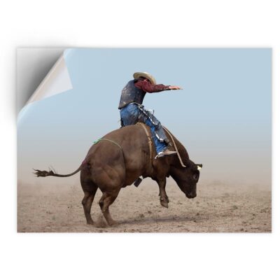 1 x Vinyl Sticker A4 - Bull Rider Cowboy #44485 | eBay UK