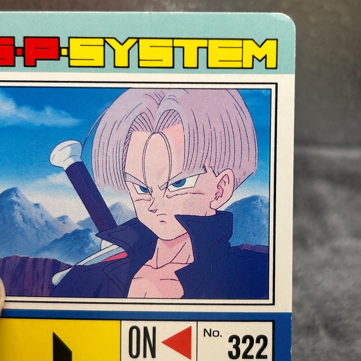 Trunks No.322 Amada Dragon Ball Z Trading Card Game Japanese F/S