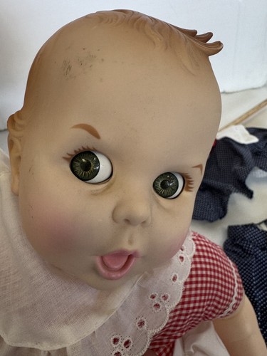 Invest Collect VTG 1979 Gerber Baby Doll 17" Moving Eyes Xtra Dress - Picture 4 of 7