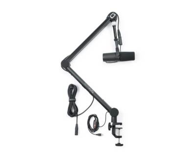 Gator Frameworks GFW-MICBCBM4000 Broadcast Boom Stand w/ Led Light - Open Box