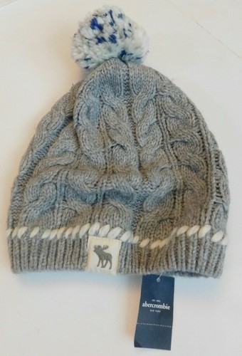 Abercrombie Gray Knit Pom Youth Girls 