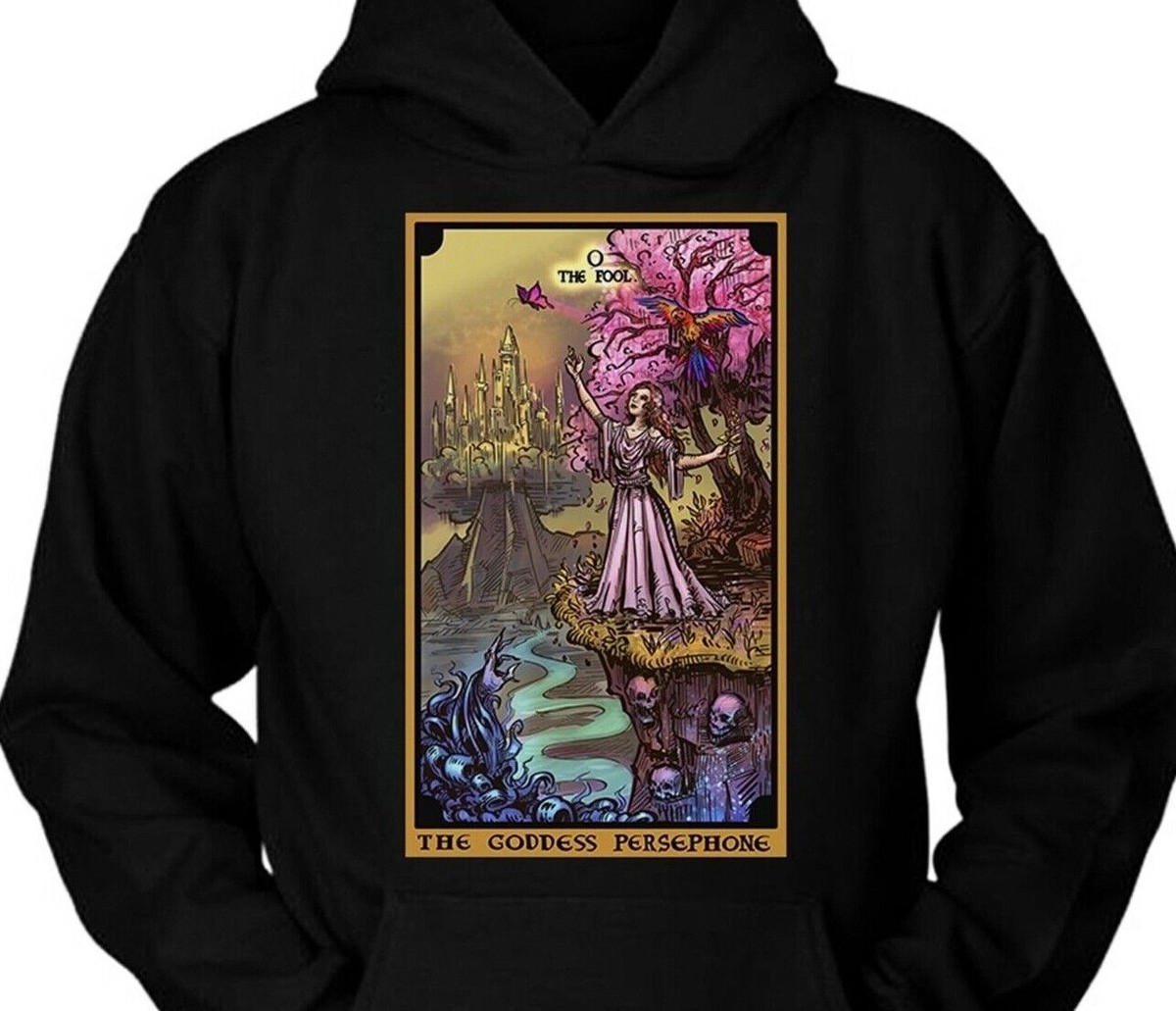The Goddess Persephone The Fool Tarot Card Greek Myth Hades T-Shirt The Goddess Persephone The Fool Tarot Card Greek Myth Hades T-Shirt