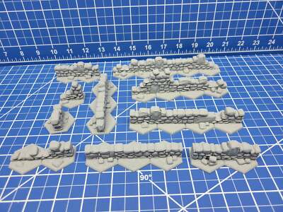 Flat Stone/Ground Hex Set 2 - Gloomhaven Accessories - Hero's Hoard - EC3D - DND