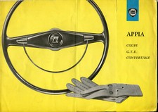 Lancia Appia Coup Gte Zagato Convertible Uk Market Sales Brochure C.1959-62