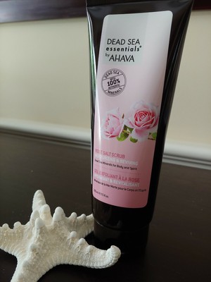  Dead Sea Essentials By AHAVA Rose Salt Scrub 7.5 fl oz 220 ml  NEW