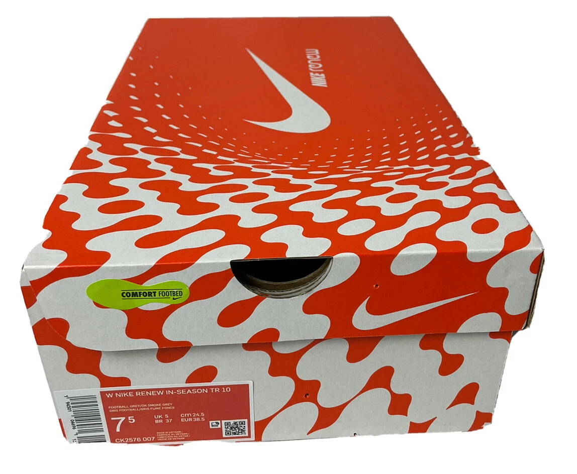NIKE MENS SHOE BOX ORANGE WHITE BOX ONLY USE AS REPLACEMENT
