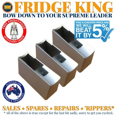 1450206K Westinghouse fridge freezer 3 PACK silver door handle pedestal WSE6070P