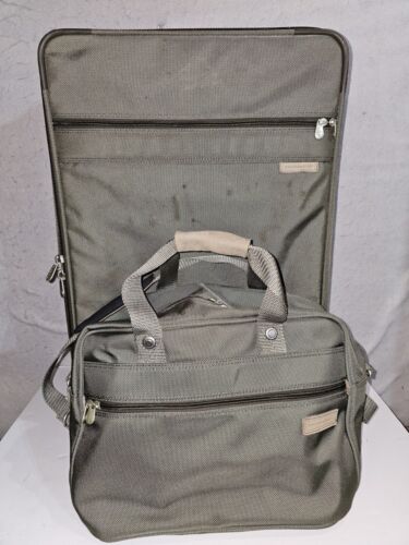 Briggs & Riley 26" Borsa Porta Indumenti Valigia con Ruote Espandibile 17" Borsone Trasporto