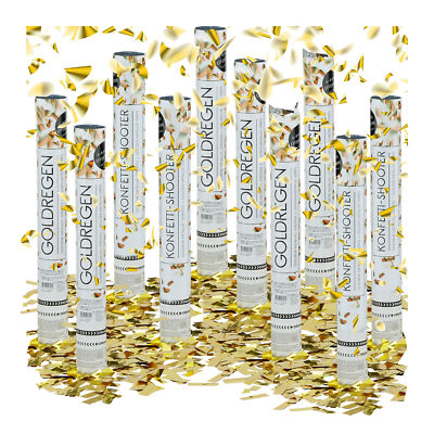 Party-popper Konfetti-Kanone 10 Stück 40 cm Konfetti-Bombe Konfetti-Regen