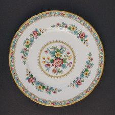 Coalport Bone China Kuchenteller Ming Rose Goldrand ca. 20 cm