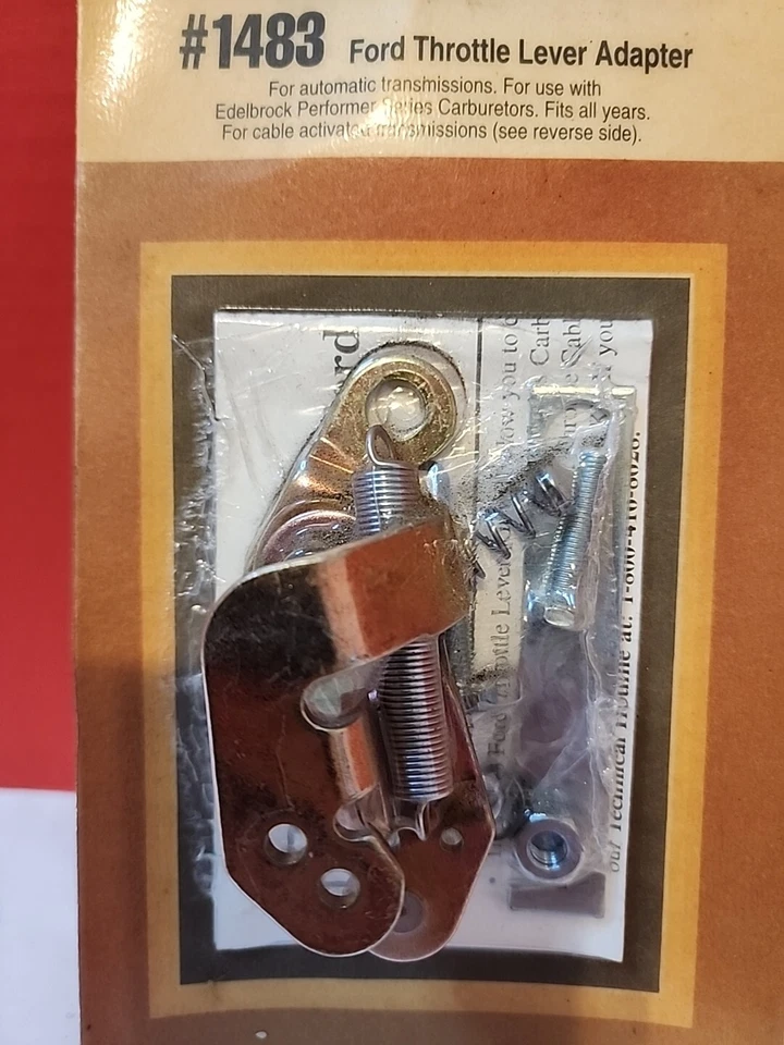 Edelbrock 1483 Performer Series Throttle Lever Adapter For Ford - Image 2 of 4