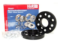 H&R 20mm DRA Bolt-On Wheel Spacers Audi/Mercedes (5x112/66.5/14x1.5/Black)