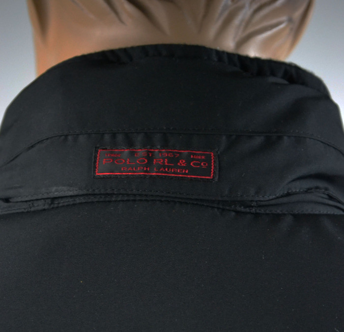 Giacca con cappuccio nera Ralph Lauren in pile polare poliestere pony rosso XLarge nuova con etichette $198