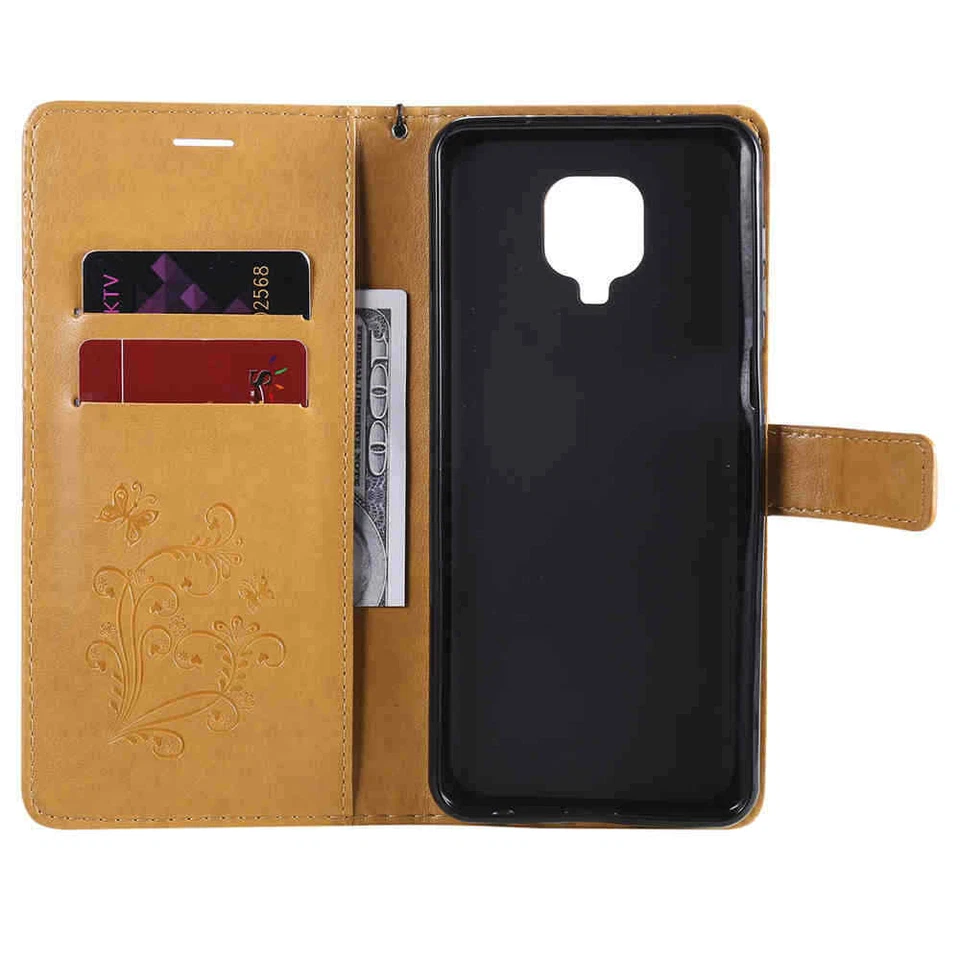 Para Xiaomi Redmi Note 7 8 9 Pro 9s Mi 10 Pro Billetera Ranura para Tarjeta Cuero Estuche Cubierta Foto 3 de 4