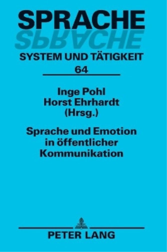 Thumbnail - Sprache Und Emotion In Oeffentlicher Kommunikation (gebundene Ausgabe)