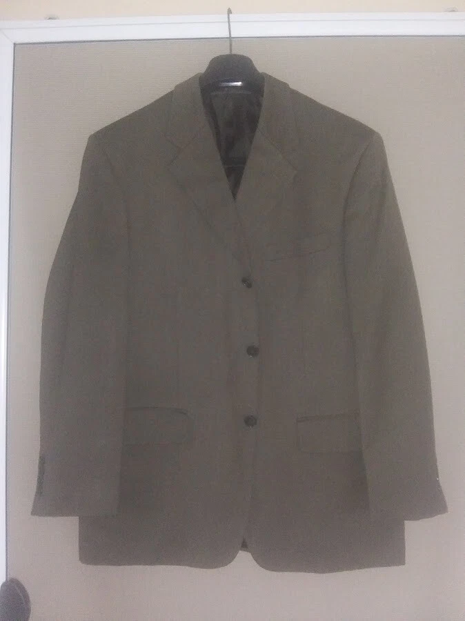 JAQUETA MASCULINA, 3 CORES, LÃ, ANOS 40. TODOS 3 POR US$ 29,99 RETORNÁVEIS; VEJA DESCRIÇÃO - Imagem 2 de 4