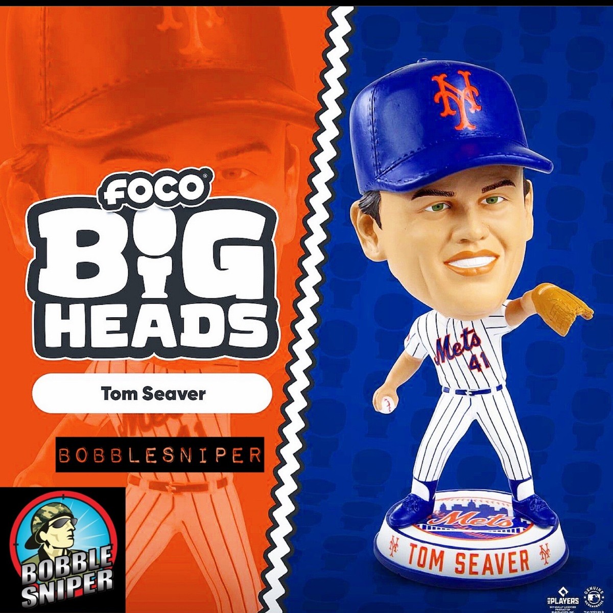 トム・シーバー ボブルヘッド ニューヨーク・メッツ TOM SEAVER New York Mets 