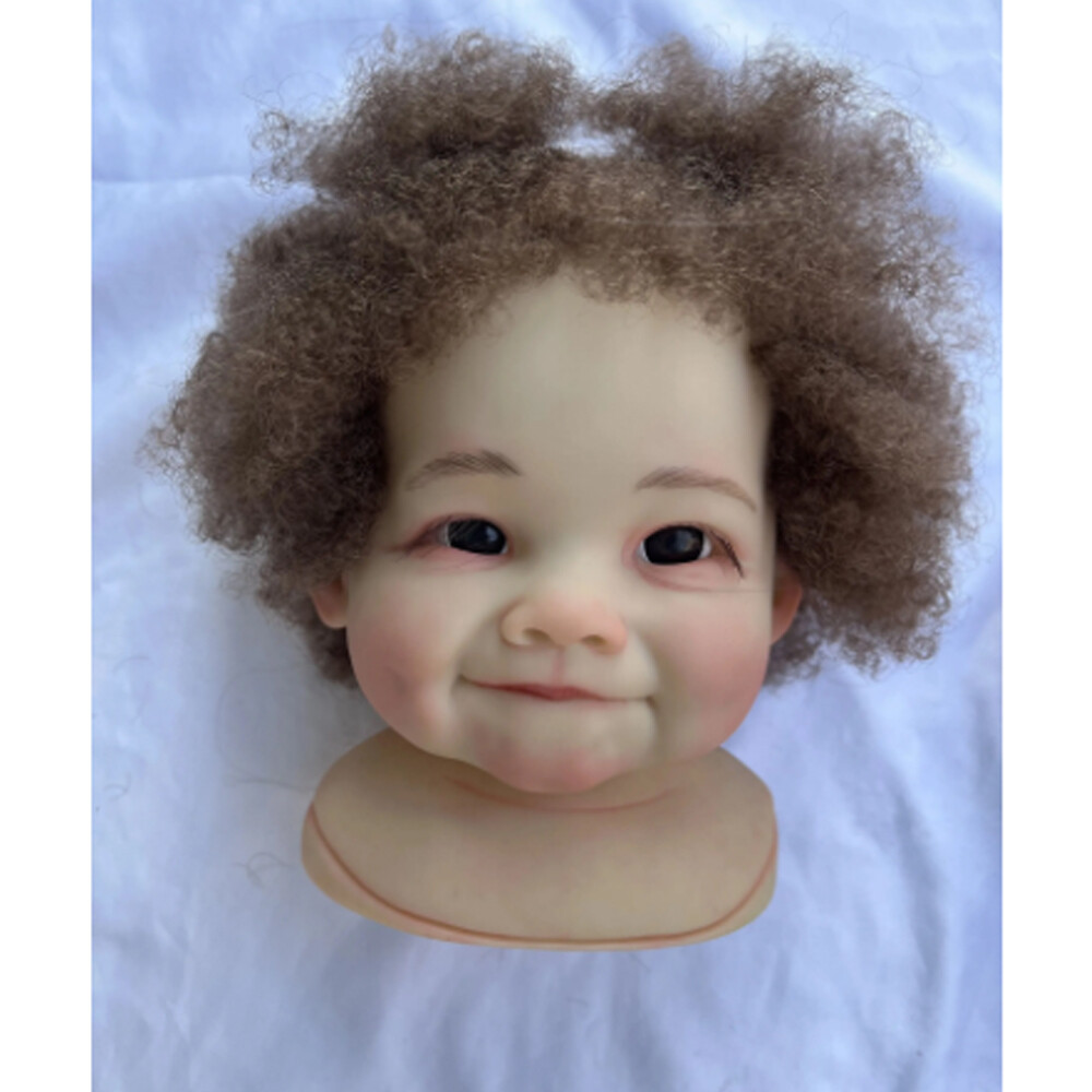Painted Kit Boy Girl Rooted Curly Hair Diy Body Parts