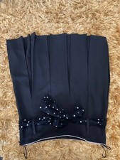 Betty Barclay quality knee length pleated black skirt work/ evening/ casual 10