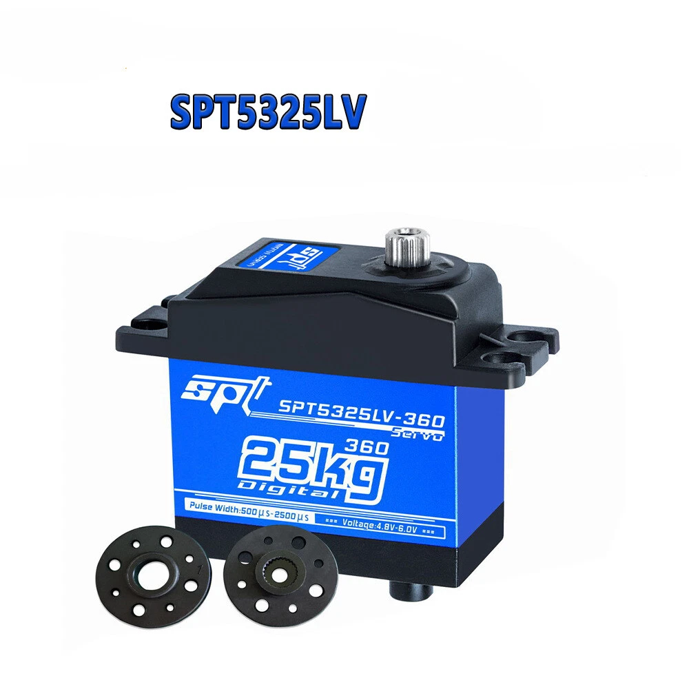 New Digital Servo 360 Continuous Rotation For RC Accessory SPT5325LV-360 - Picture 1 of 5