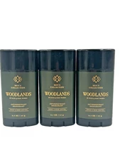 Bath & Body Works LOT of 3 Men's Woodlands Scent Antiperspirant Deodorant 2.7 oz