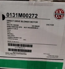 goodman amana US Motors 0131M00272 Blower Motor 1 HP 120/240V 1250RPM 50/60Hz