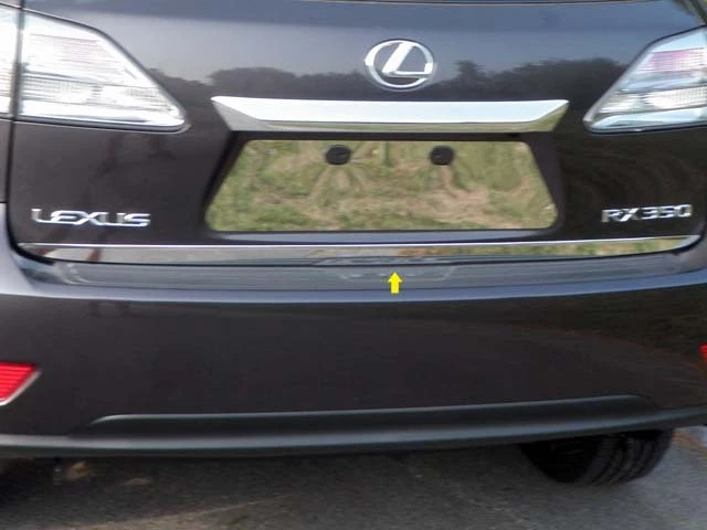 Kit De 8 Cubiertas Para Pilares Negras Brillantes Lexus RX350 2010-2015 - Instalación Sobre El Original