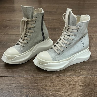 Rick Owens リックオウエンス BEVELED PLATFORMS 37 Rick Owens Beveled Platform Boots Rick Owens