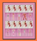 2009 Barbie 50th Anniversary Sheetlet MNH