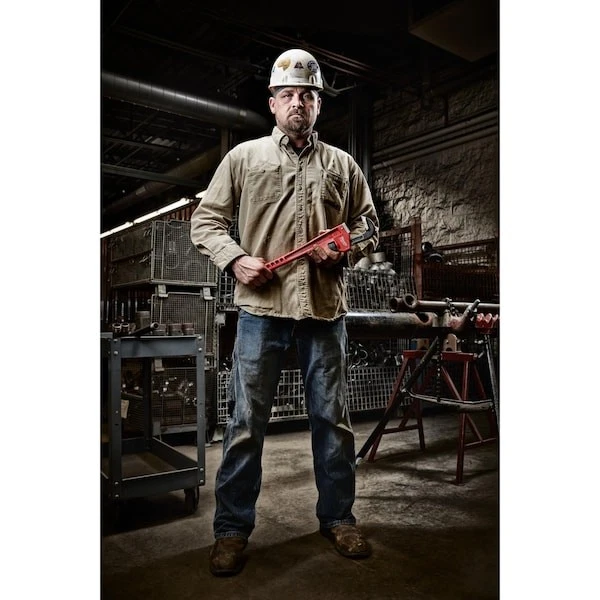 Milwaukee Tool 48-22-7118 18 In L 2 1/2 In Cap. Alloy Steel Straight Pipe Wrench - Image 4 of 4