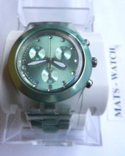 Swatch Irony Diaphane Chrono Svck4056Ag Full Blooded Mint Neuf