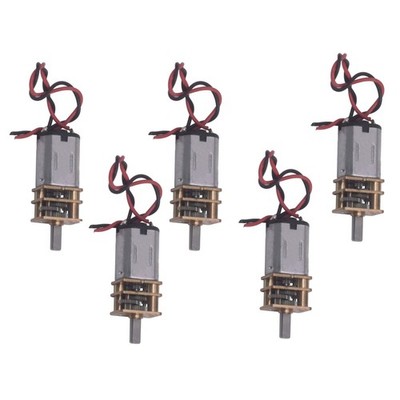 5PC Micro Mini N20 Gear Motor DC 3V -6VSlow Speed Full Metal Gearbox Reducer Toy