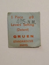 Vintage Gruen 405-N.M.  Setting Lever, Nos, Watch Part