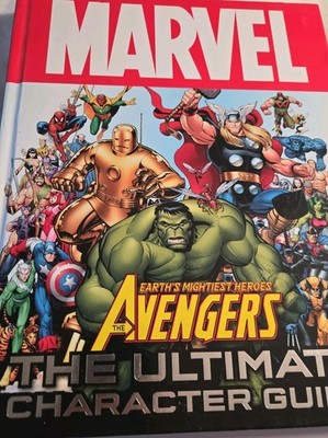 Marvel The Ultimate Character Guide Hardcover Book Great Condition