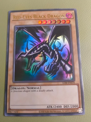 Red-Eyes Black Dragon Lob-En070 Ultra Rare Unlimited VLP 25th Reprint