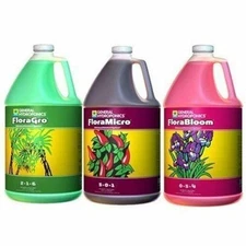 General Hydroponics Flora Series Trio, Gallon (Bundle of 3)