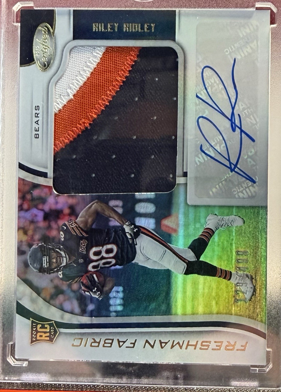 Riley Ridley Panini Certified #238 Jersey Signature