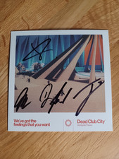 NOTHING BUT THIEVES DEAD CLUB CITY SIGNED INSERT CARD