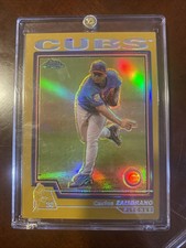 Carlos Zambrano Chicago Cubs 2004 Topps Chrome - #136 Gold Refractor MLB