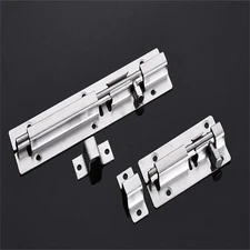 2/3/4/5 Inch Door Latch Sliding Lock Bolt Latch Hasp Staple Gate Safety Lock