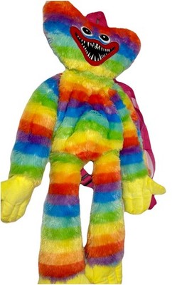 Poppy Playtime Rainbow Huggy Wuggy Plush Backpack Kids Horror Game Bag READ