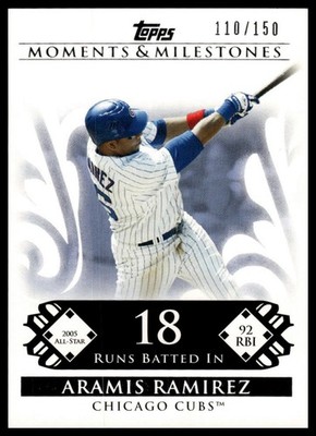 2008 Topps Moments & Milestones #43-18 Aramis Ramirez #/150