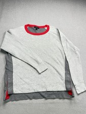 J. Crew Cotton Sweatshirt Women's Classic Gray Crewneck Size Medium