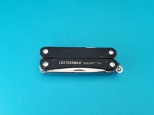 Leatherman SQUIRT PS4 Multi-Tool! BLACK! *broken scissors spring*