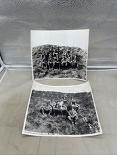 WW2 US Army Unit Photos Set Of 2 9 3/4 X 8 Inch 1945 RF