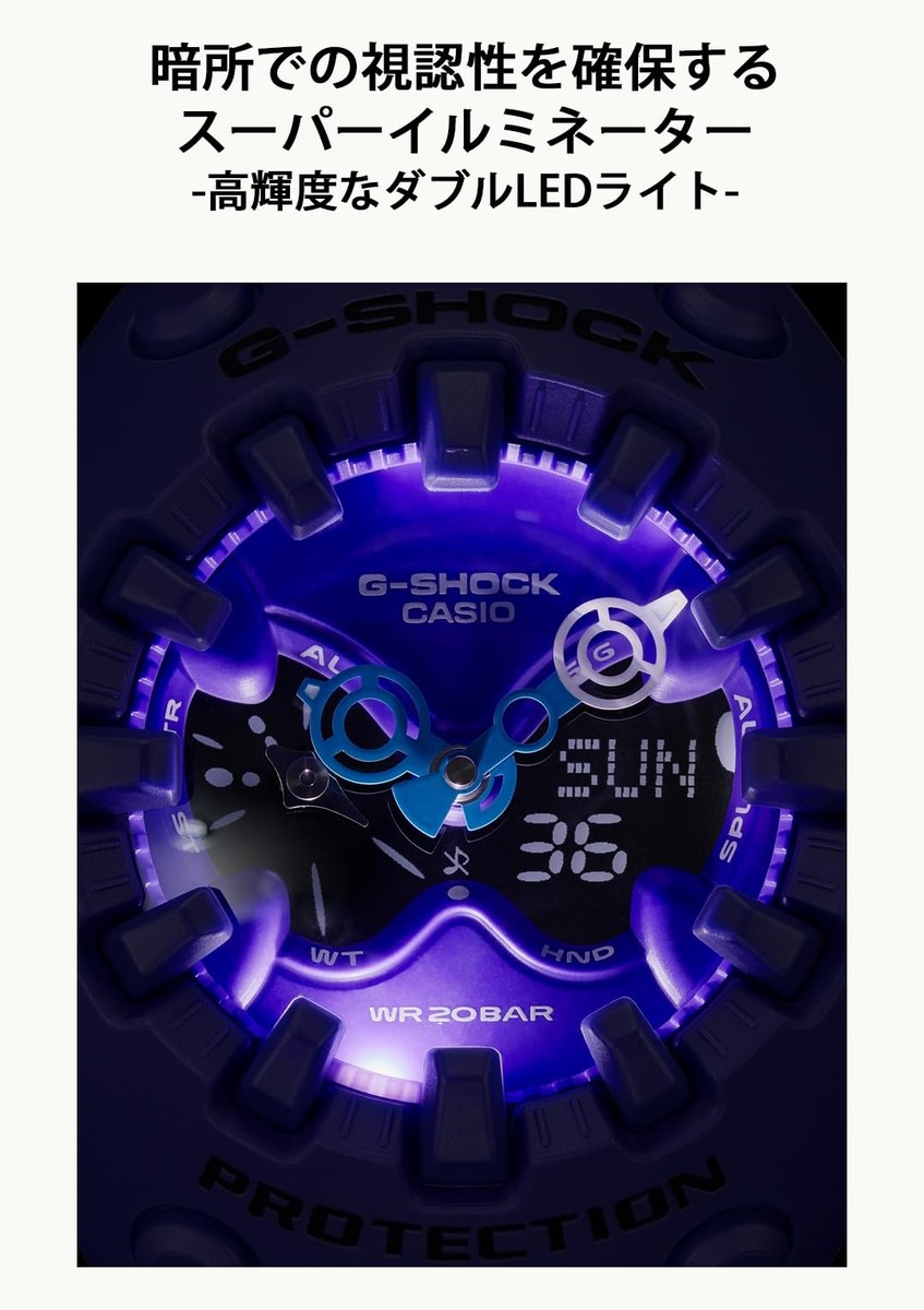 Unused CASIO G-SHOCK GA-V01-2AJF Purple Quartz Analog-Digital Unused CASIO G-SHOCK GA-V01-2AJF Purple Quartz Analog-Digital