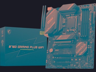 MSI B760GAMINGPLUSWIFI ATX Motherboard LGA1700 DDR5 Wi-Fi 6E