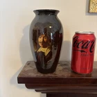Rookwood Standard Glaze Vase With Cavalier Portrait Fabulous Cond Pre 1900