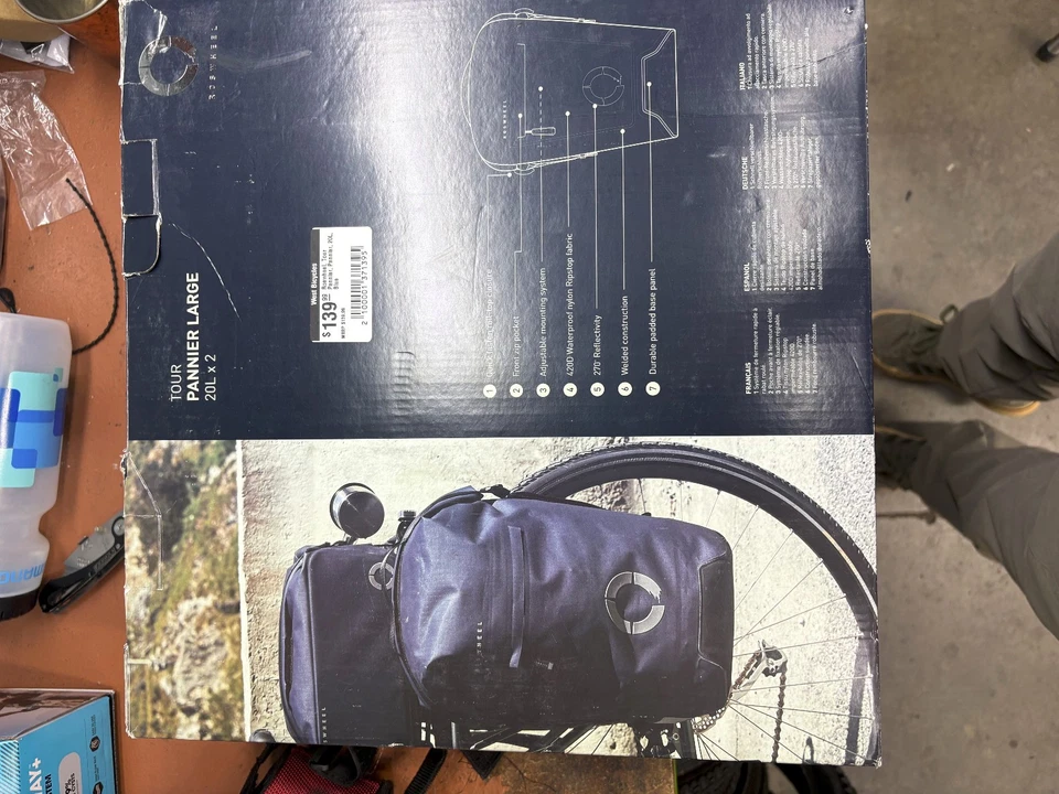 Alforja Roswheel Tour 20L azul Foto 2 de 3